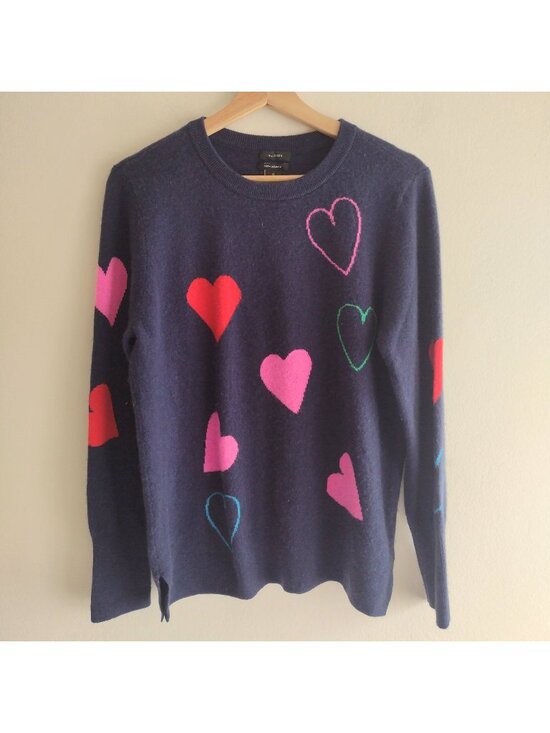 Halogen Sweaters - Nordstrom Halogen Cashmere Sweater XL Heart Print Sweater